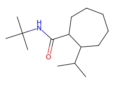 N-tert-Butyl-1-(propan-2-yl)cycloheptane-1-carboximidic acid structure