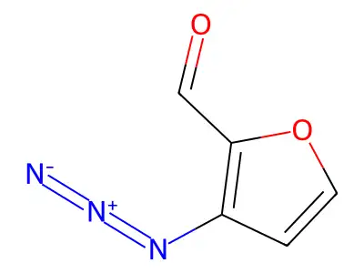 3-Azidofuran-2-carbaldehyde structure