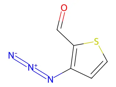 3-Azidothiophene-2-carbaldehyde structure