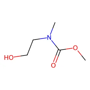 methyl N-(2-hydroxyethyl)-N-methylcarbamate structure