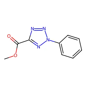 Methyl 2-phenyltetrazole-5-carboxylate structure
