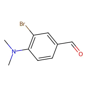 3-溴-4-(二甲氨基)苯甲醛 structure