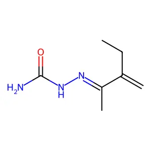 3-Ethyl-3-buten-2-one semicarbazone structure