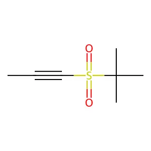 1-(2-Methylpropane-2-sulfonyl)prop-1-yne structure