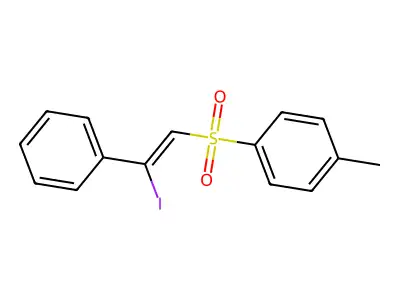 1-(2-Iodo-2-phenylethenyl)sulfonyl-4-methylbenzene structure