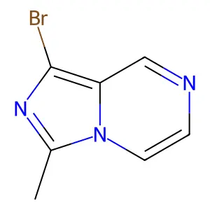 1-Bromo-3-methylimidazo[1,5-a]pyrazine structure
