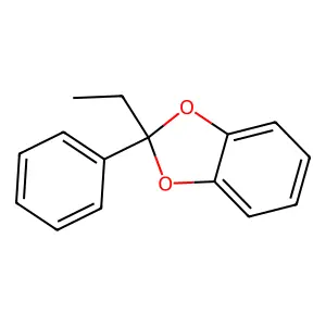 2-Ethyl-2-phenyl-1,3-benzodioxole structure