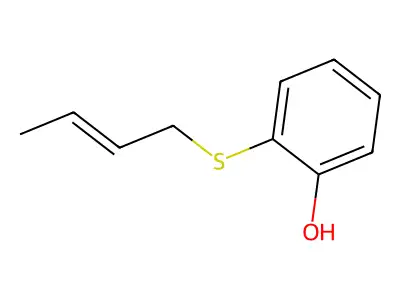 2-(2-Butenyl)thiophenol structure