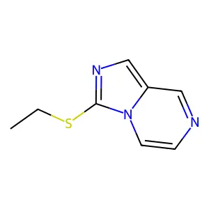 3-(Ethylsulfanyl)imidazo[1,5-a]pyrazine structure