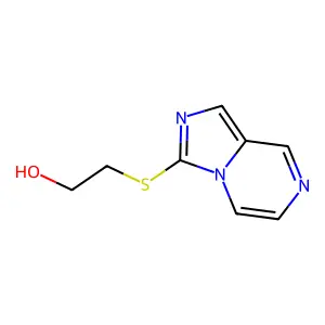 2-[(Imidazo[1,5-a]pyrazin-3-yl)sulfanyl]ethan-1-ol structure