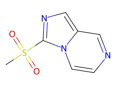 3-Methylsulfonylimidazo[1,5-a]pyrazine structure
