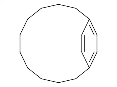 Bicyclo[10.2.2]hexadeca-1(14),12,15-triene structure