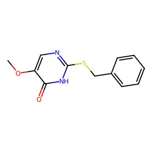 2-(Benzylsulfanyl)-5-methoxy-4-pyrimidinol structure