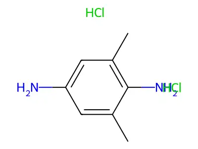 2,6-Dimethyl-p-phenylenediamine dihydrochloride structure
