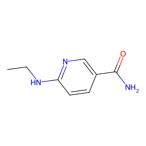 6-(Ethylamino)pyridine-3-carboxamide structure