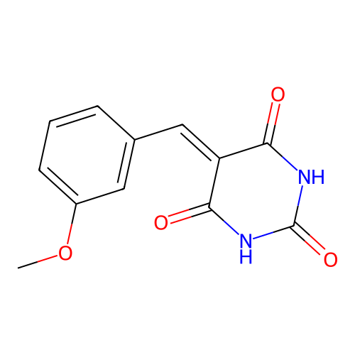 5-(3-Methoxy-benzylidene)-pyrimidine-2,4,6-trione structure