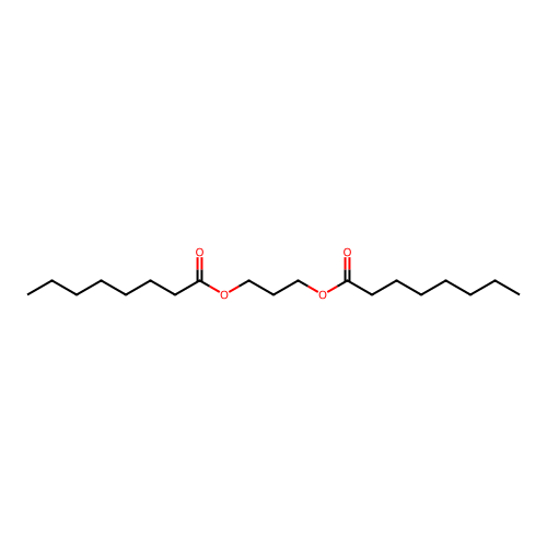 1,3-Propanediol dicaprylate structure