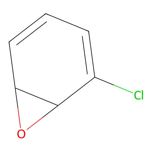 7-Oxabicyclo(4.1.0)hepta-2,4-diene, 2-chloro- structure