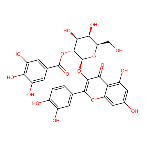 2''-O-Galloylhyperin structure