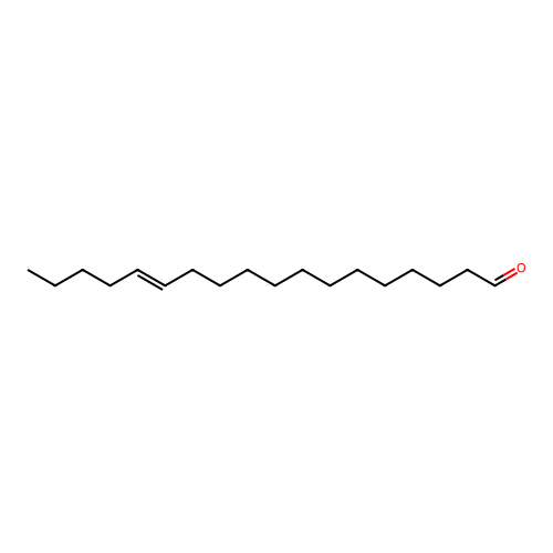 E-13-Octadecenal structure