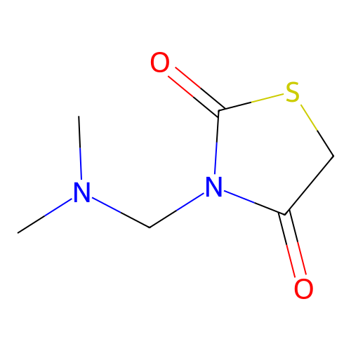 3-[(Dimethylamino)methyl]-1,3-thiazolidine-2,4-dione structure