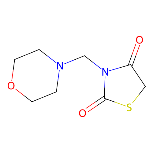 3-(Morpholin-4-ylmethyl)-1,3-thiazolidine-2,4-dione structure