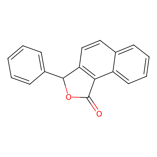 3-phenylnaphtho[1,2-c]furan-1(3H)-one structure