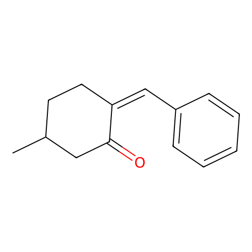 2-Benzylidene-5-methylcyclohexan-1-one structure