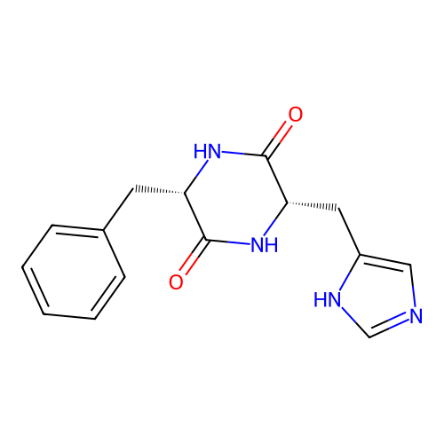 Cyclo(-his-phe) structure