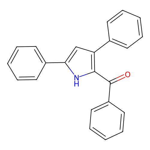 Methanone, (3,5-diphenyl-1H-pyrrol-2-yl)phenyl- structure