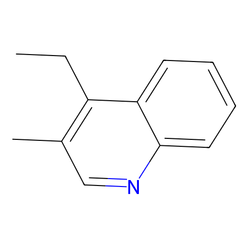 4-Ethyl-3-methylquinoline structure
