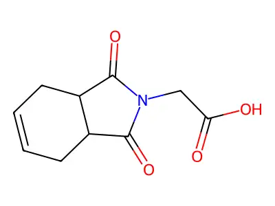 (1,3-Dioxo-1,3,3a,4,7,7a-hexahydro-isoindol-2-yl)-acetic acid structure