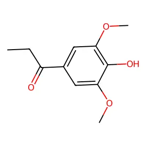 1-Propanone, 1-(4-hydroxy-3,5-dimethoxyphenyl)- structure