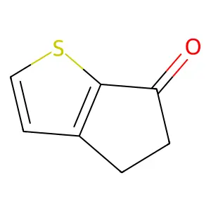 4H,5H,6H-cyclopenta(b)thiophen-6-one structure