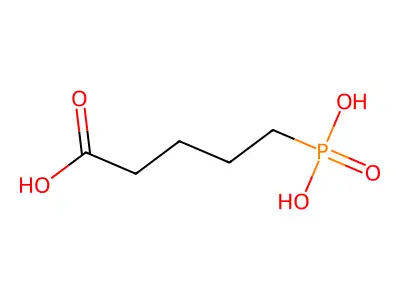 5-phosphonopentanoic Acid structure