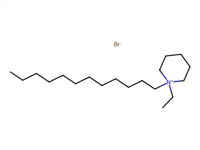 Piperidinium, 1-dodecyl-1-ethyl-, bromide structure