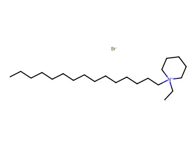1-Ethyl-1-pentadecylpiperidin-1-ium bromide structure