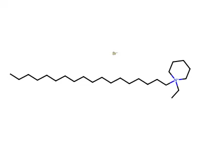 1-Ethyl-1-octadecylpiperidin-1-ium bromide structure