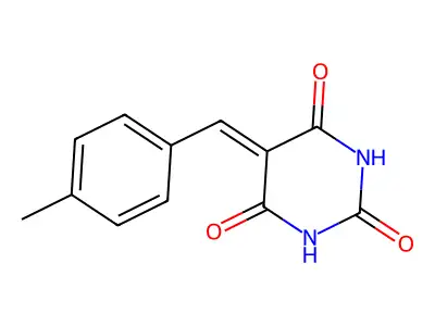 5-[(4-Methylphenyl)methylidene]-1,3-diazinane-2,4,6-trione structure