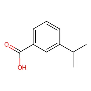 Benzoic acid, 3-(1-methylethyl)- structure