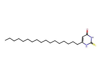6-heptadecyl-2-sulfanylidene-1H-pyrimidin-4-one structure