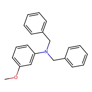 N,N-Dibenzyl-3-methoxy-aniline structure