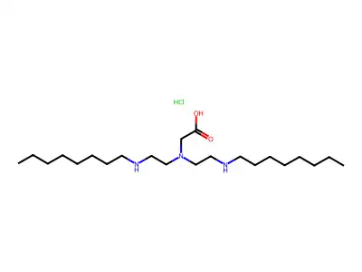 N,N-Bis(2-(octylamino)ethyl)-glycine hydrochloride structure