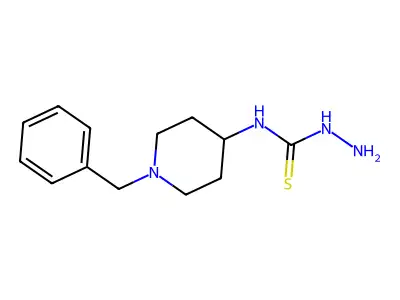 3-Amino-1-(1-benzylpiperidin-4-yl)thiourea structure