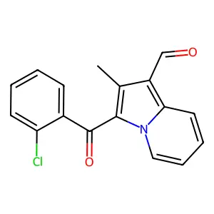 3-(2-Chloro-benzoyl)-2-methyl-indolizine-1-carbaldehyde structure