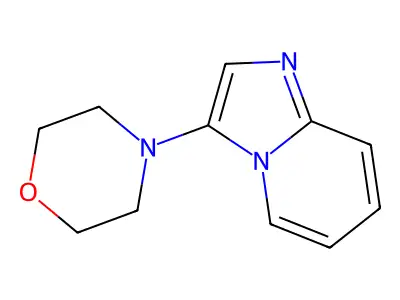 Imidazo[1,2-a]pyridine, 3-(4-morpholinyl)- structure