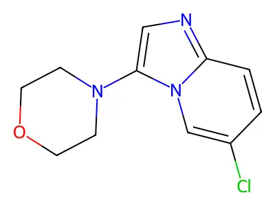 6-Chloro-3-morpholinoimidazo[1,2-a]pyridine structure