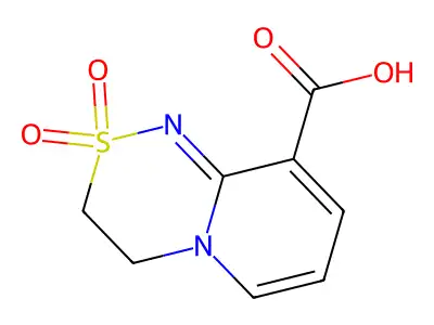 2,2-dioxo-3H,4H-2lambda6-pyrido[2,1-c][1,2,4]thiadiazine-9-carboxylic acid structure