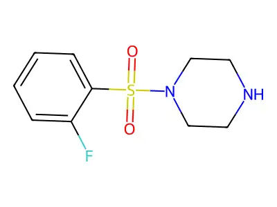 1-(2-Fluoro-benzenesulfonyl)-piperazine structure