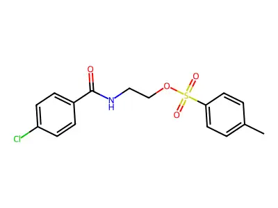 2-[(4-Chlorophenyl)formamido]ethyl 4-methylbenzene-1-sulfonate structure